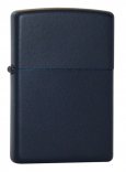 Зажигалка ZIPPO Navy Matte, латунь с порошковым покрытием, темно-синий, матовая, 36х56х12 мм